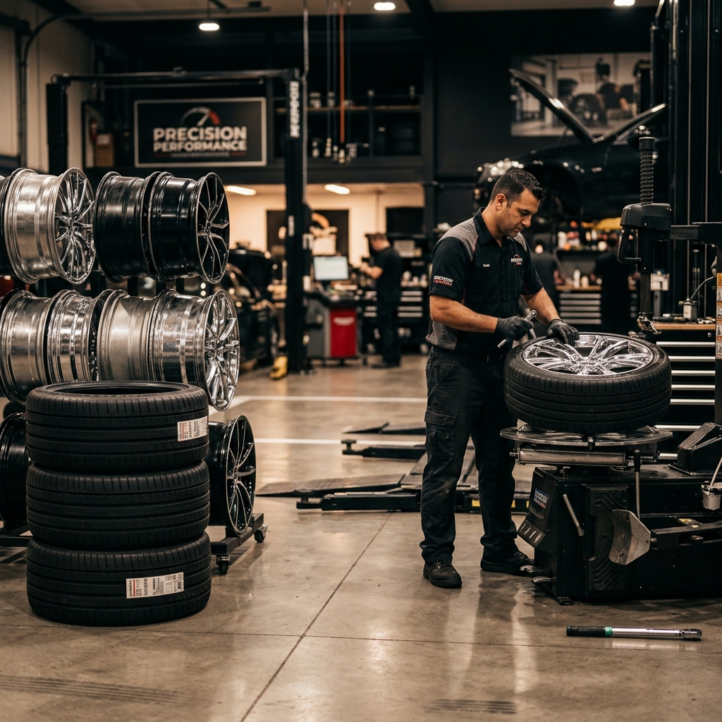 Garage pneumatique background